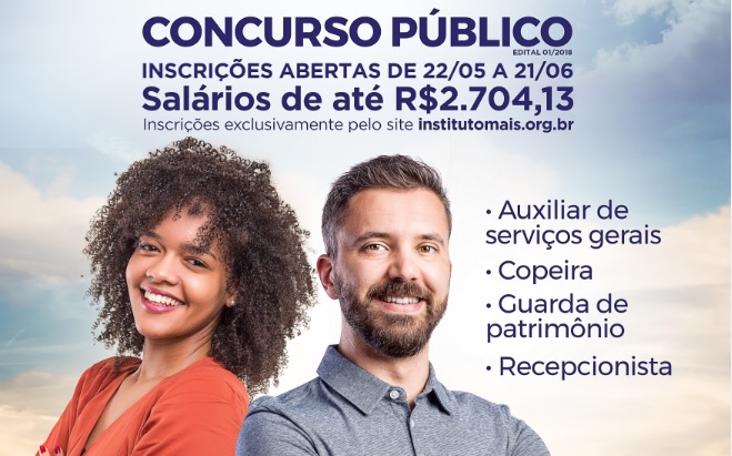Concurso Câmara de Santana de Parnaíba / Realização: Instituto Mais / Imagem: Divulgação