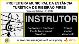 Processo Seletivo 01/2019 da Prefeitura de Ribeirão Pires / Realização: Instituto Mais / Imagem: Divulgação