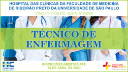 Concurso Público 20/2020 do Hospital das Clínicas da Faculdade de Medicina de Ribeirão Preto / Realização: Instituto Mais / Imagem: Divulgação