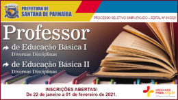 Processo Seletivo Simplificado 01/2021 da Prefeitura de Santana de Parnaíba / Realização: Instituto Mais / Imagem: Divulgação