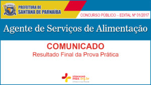 Concurso Público 01/2017 da Prefeitura de Santana de Parnaíba / Realização: Instituto Mais / Imagem: Divulgação