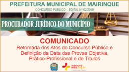Concurso Público 02/2020 da Prefeitura de Mairinque / Realização: Instituto Mais / Imagem: Divulgação