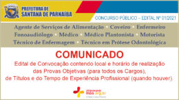 Concurso Público 01/2021 da Prefeitura de Santana de Parnaíba / Realização: Instituto Mais / Imagem: Divulgação