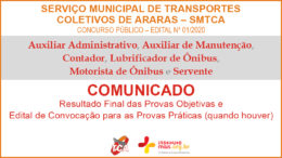 Concurso Público 01/2020 do SMTCA / Realização: Instituto Mais / Imagem: Divulgação