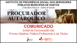Concurso Público 02/2020 do IPREVSANTOS / Realização: Instituto Mais / Imagem: Divulgação