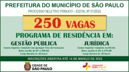 Processo Seletivo Público 01/2022 da Prefeitura de São Paulo/SP / Realização: Instituto Mais / Imagem: Divulgação
