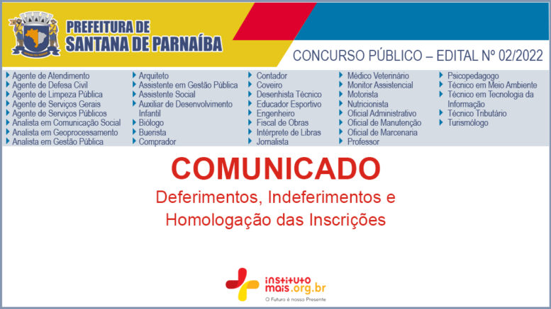 A Prefeitura de Santana de Parnaíba abre inscrições para as aulas