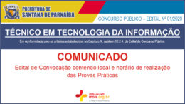 Concurso Público 01/2020 da Prefeitura de Santana de Parnaíba / Realização: Instituto Mais / Imagem: Divulgação