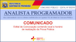 Concurso Público 08/2018 da Prefeitura de Santana de Parnaíba / Realização: Instituto Mais / Imagem: Divulgação