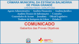 Concurso Público 01/2022 da Câmara de Praia Grande / Realização: Instituto Mais / Imagem: Divulgação