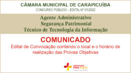 Concurso Público 01/2022 da Câmara de Carapicuíba / Realização: Instituto Mais / Imagem: Divulgação