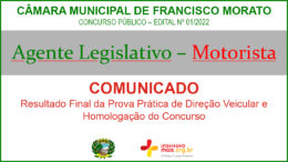 Concurso Público 01/2022 da Câmara de Francisco Morato / Realização: Instituto Mais / Imagem: Divulgação