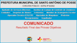 Concurso Público 02/2022 da Prefeitura de Santo Antônio de Posse / Realização: Instituto Mais / Imagem: Divulgação