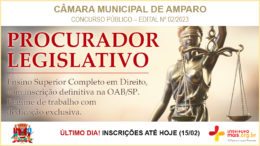 Concurso Público 02/2023 da Câmara de Amparo / Realização: Instituto Mais / Imagem: Divulgação
