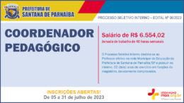Processo Seletivo Interno 06/2023 da Prefeitura de Santana de Parnaíba / Realização: Instituto Mais / Imagem: Divulgação