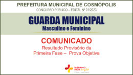 Concurso Público 01/2023 da Prefeitura de Cosmópolis / Realização: Instituto Mais / Imagem: Divulgação