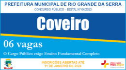 Concurso Público 04/2023 da Prefeitura de Rio Grande da Serra / Realização: Instituto Mais / Imagem: Divulgação