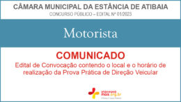 Concurso Público 01/2023 da Câmara de Atibaia / Realização: Instituto Mais / Imagem: Divulgação