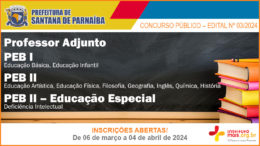 Concurso Público 03/2024 da Prefeitura de Santana de Parnaíba / Realização: Instituto Mais / Imagem: Divulgação