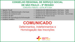 Concurso Público 01/2024 do CRESS/SP / Realização: Instituto Mais / Imagem: Divulgação