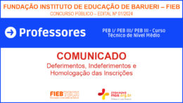 Concurso Público 01/2024 da FIEB/SP / Realização: Instituto Mais / Imagem: Divulgação