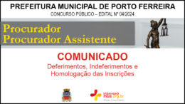 Concurso Público 03/2024 da Prefeitura Municipal de Porto Ferreira / Realização: Instituto Mais / Imagem: Divulgação