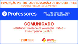 Concurso Público 01/2024 da FIEB/SP / Realização: Instituto Mais / Imagem: Divulgação