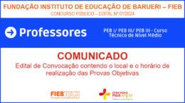 Concurso Público 01/2024 da FIEB/SP / Realização: Instituto Mais / Imagem: Divulgação