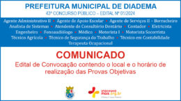 Concurso Público 01/2024 da Prefeitura de Diadema / Realização: Instituto Mais / Imagem: Divulgação