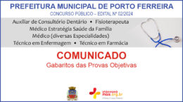 Concurso Público 02/2024 da Prefeitura Municipal de Porto Ferreira / Realização: Instituto Mais / Imagem: Divulgação