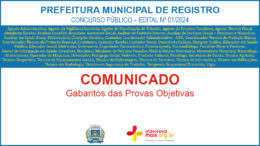 Concurso Público 01/2024 da Prefeitura de Registro / Realização: Instituto Mais / Imagem: Divulgação