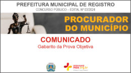 Concurso Público 03/2024 da Prefeitura de Registro / Realização: Instituto Mais / Imagem: Divulgação