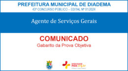 Concurso Público 01/2024 da Prefeitura de Diadema / Realização: Instituto Mais / Imagem: Divulgação