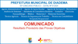 Concurso Público 01/2024 da Prefeitura de Diadema / Realização: Instituto Mais / Imagem: Divulgação