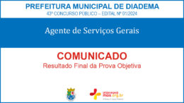 Concurso Público 01/2024 da Prefeitura de Diadema / Realização: Instituto Mais / Imagem: Divulgação