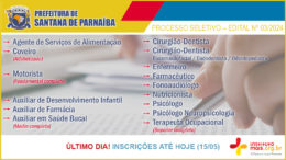 Processo Seletivo 03/2024 da Prefeitura de Santana de Parnaíba / Realização: Instituto Mais / Imagem: Divulgação