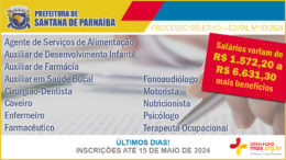 Processo Seletivo 03/2024 da Prefeitura de Santana de Parnaíba / Realização: Instituto Mais / Imagem: Divulgação