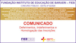 Concurso Público 02/2024 da FIEB / Realização: Instituto Mais / Imagem: Divulgação