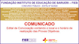 Concurso Público 02/2024 da FIEB / Realização: Instituto Mais / Imagem: Divulgação