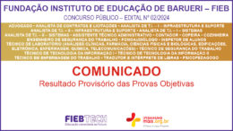 Concurso Público 02/2024 da FIEB / Realização: Instituto Mais / Imagem: Divulgação