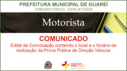 Concurso Público 01/2024 da Prefeitura de Guareí / Realização: Instituto Mais / Imagem: Divulgação