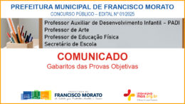 Concurso Público 01/2025 da Prefeitura de Francisco Morato / Realização: Instituto Mais / Imagem: Divulgação